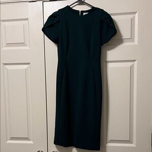 Calvin Klein Dark Green Midi Dress